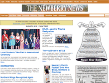 Tablet Screenshot of newberry-news.com